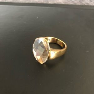 Swarovski Cry Crystal Ring - Gold Plated